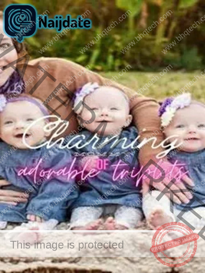 Charming Mommy Of Adorable Triplets