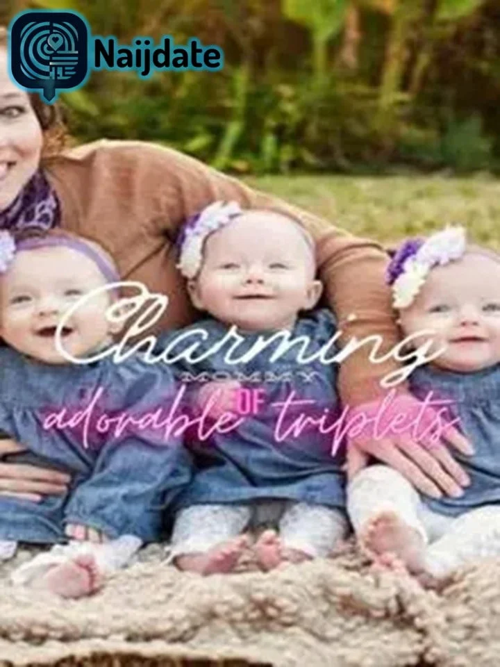 Charming Mommy Of Adorable Triplets